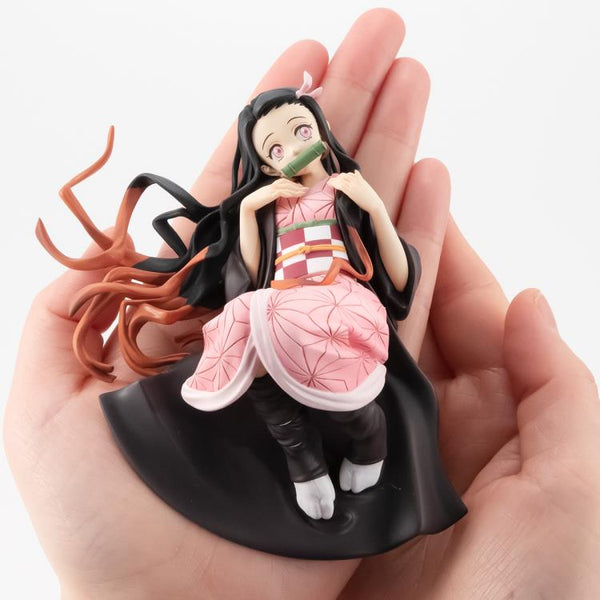 Demon Slayer: Kimetsu no Yaiba - Palm Size Nezuko (Tenohira Ver. 2) G.E.M. PVC Figure