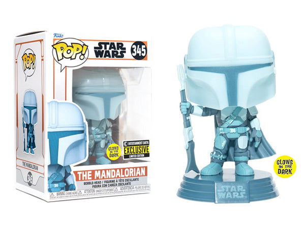 345 Star Wars The Mandalorian -  The Mandalorian Hologram Glow-in-the-Dark Exclusive