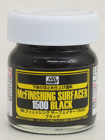 Mr Hobby - Mr Finishing Surfacer 1500 Black SF288