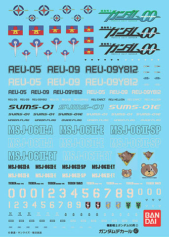 Gundam Decal 047 - Gundam OO