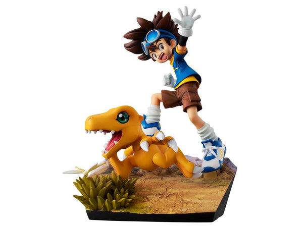 Digimon Adventure Yagami Taichi & Agumon (20th Anniversary Ver.) G.E.M. PVC Figure