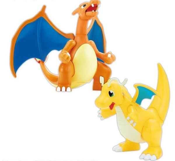 Pokemon Charizard & Dragonite Model Kit Set