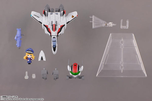 Macross Frontier Tiny Session - VF-25F Messiah Valkyrie (Alto Use Ver.) & Sheryl Figure Set