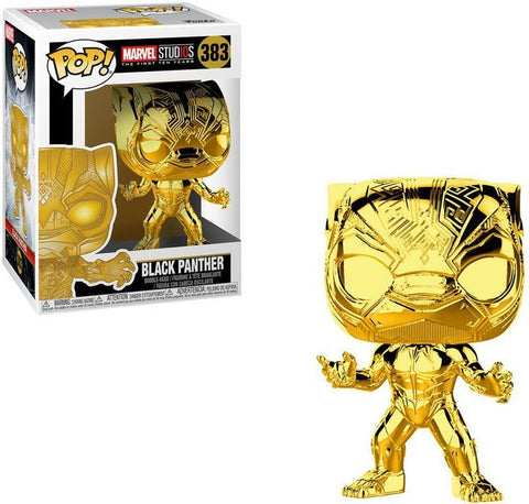 POP Marvel: MS 10 - Black Panther (Gold Chrome)