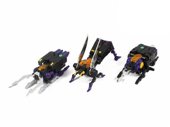 Fans Toys Set of 3 Figures (FT-12T Grenadier, FT-13 Mercenary, FT-14 Forager) Purple Set Exclusive