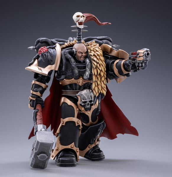 Warhammer 40K Black Legion Chaos Lord Khalos the Ravager 1/18 Scale Figure