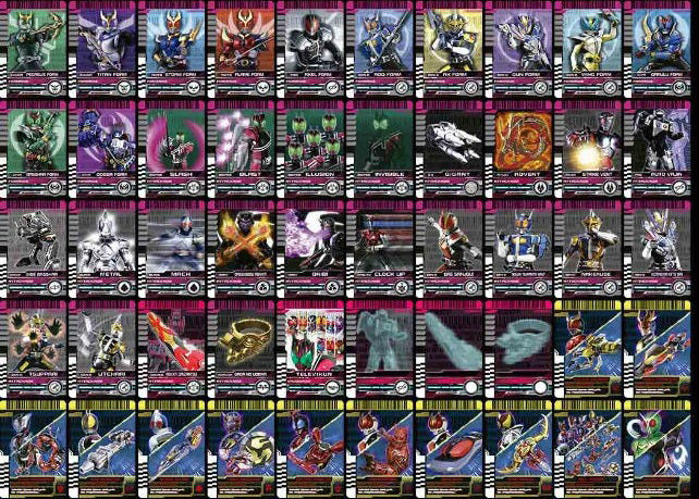 Code Card Decade Kamen Rider Decade All Cards