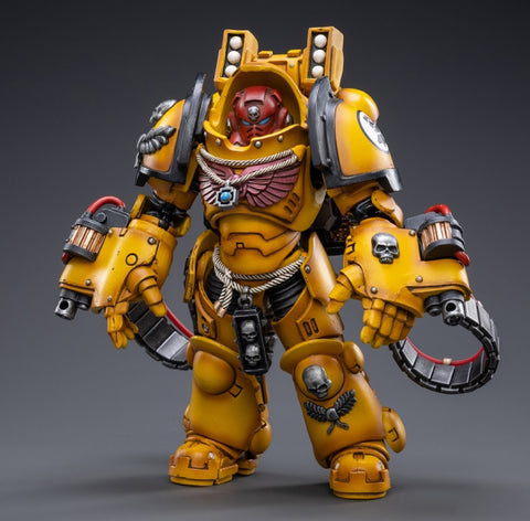 Warhammer 40K Imperial Fists Aggressor Brother Sergeant Lycias 1/18 Scale Figure