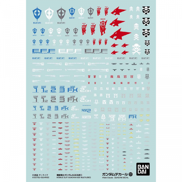 Gundam Decal 121 - Mobile Suit Gundam Age Multiuse 1