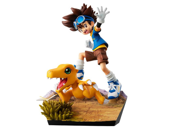 Digimon Adventure Yagami Taichi & Agumon (20th Anniversary Ver.) G.E.M. PVC Figure