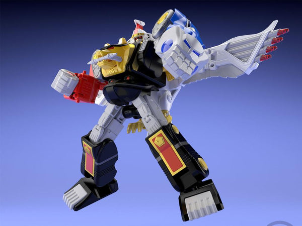 Super Mini-Pla Mighty Morphin Alien Rangers Ninja Megazord & White Ninja Falconzord Model Kit