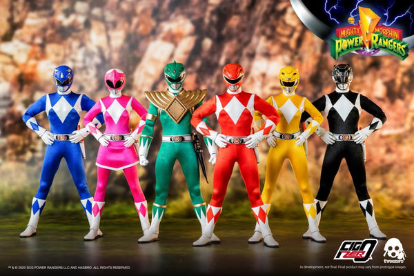 Mighty Morphin Power Rangers FigZero Core Rangers & Green Ranger 1/6 Scale Figure 6-Pack