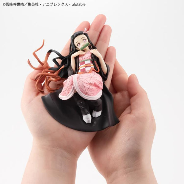 Demon Slayer: Kimetsu no Yaiba - Palm Size Nezuko (Tenohira Ver. 2) G.E.M. PVC Figure