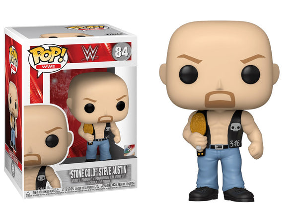 84 WWE: Stone Cold Steve Austin (With Belt)