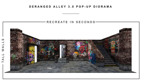 Deranged Alley (3.0) 1/12 Scale Pop-Up Diorama