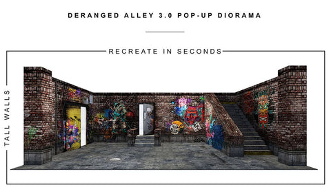 Deranged Alley (3.0) 1/12 Scale Pop-Up Diorama