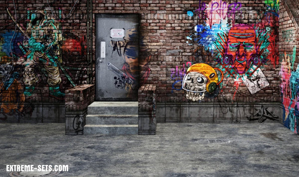 Deranged Alley (3.0) 1/12 Scale Pop-Up Diorama