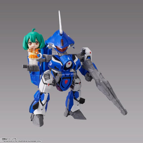 Macross Frontier Tiny Session - VF-25G Messiah Valkyrie (Michael Use Ver.) & Ranka Figure Set