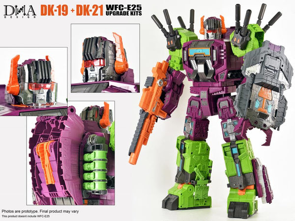 DK-21 Upgrade Kit For Earthrise WFC-E25 Titan Scorponok (With Bonus)