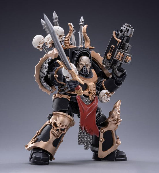 Warhammer 40K Black Legion Chaos Terminator Brother Gnarl 1/18 Scale Figure