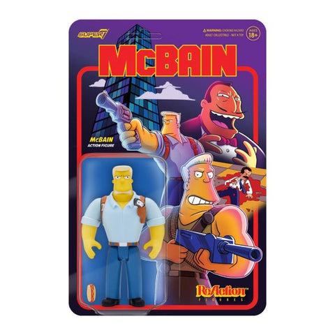 The Simpsons 3.75IN Reaction Figure McBain