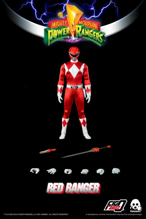 Mighty Morphin Power Rangers FigZero Core Rangers & Green Ranger 1/6 S ...
