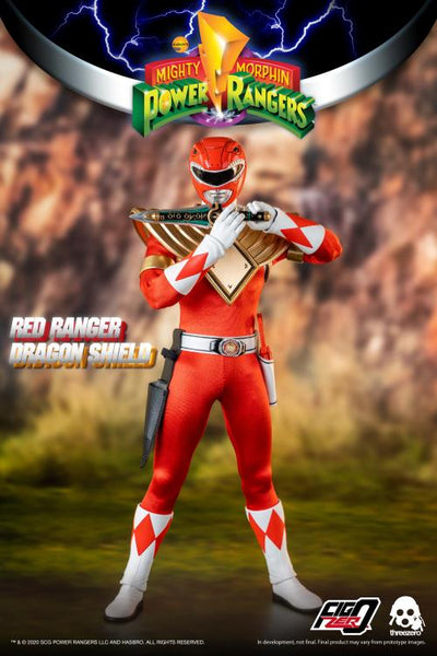 Mighty Morphin Power Rangers FigZero Dragon Shield Red Ranger 1/6 Figure