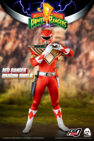 Mighty Morphin Power Rangers FigZero Dragon Shield Red Ranger 1/6 Figure