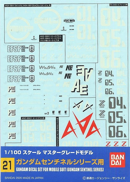 Gundam Decal 021 - Gundam Sentinel Series