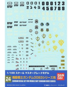 Gundam Decal 024 - Gundam 0083 Series