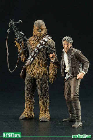 Star Wars - Episode VII Force Awakens Han Solo & Chewbacca ARTFX+