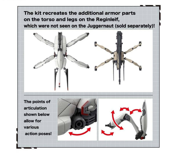 1/48 86 EIGHTY SIX Reginleif General Purpose with Cannon Equipment Type (Raiden / Theo Use) Plastic Model Kit