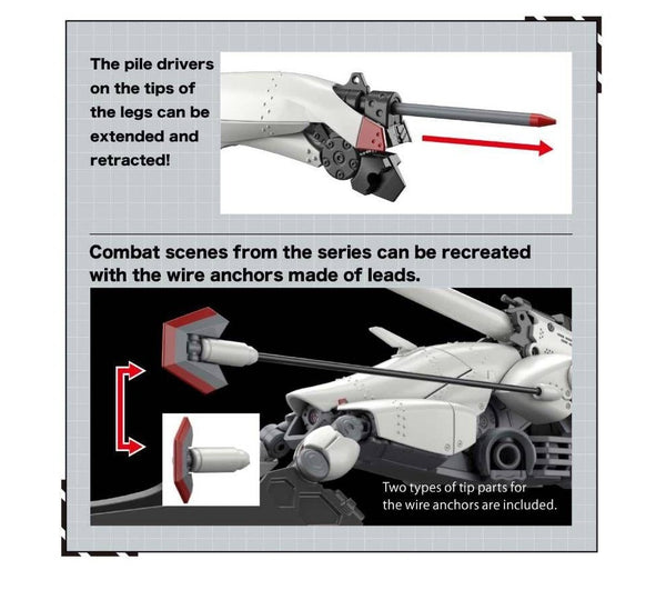 1/48 86 EIGHTY SIX Reginleif General Purpose with Cannon Equipment Type (Raiden / Theo Use) Plastic Model Kit