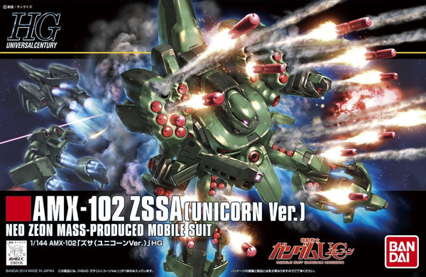 HGUC#180 AMX-102 Zssa (Unicorn Ver)