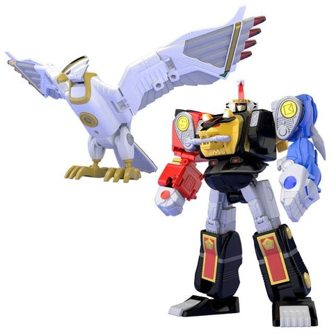 Super Mini-Pla Mighty Morphin Alien Rangers Ninja Megazord & White Ninja Falconzord Model Kit