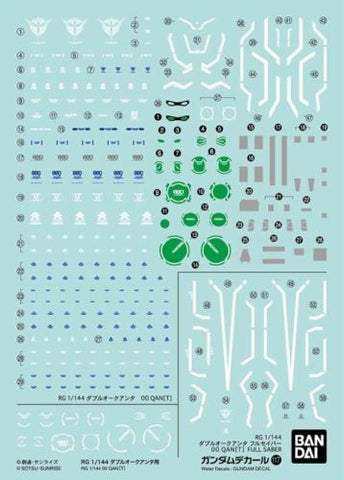Gundam Decal 117 - RG 1/144 OO QAN[T]