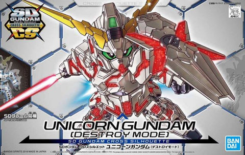SD Gundam Cross Silhouette #012 Gundam Unicorn (Destroy Mode)