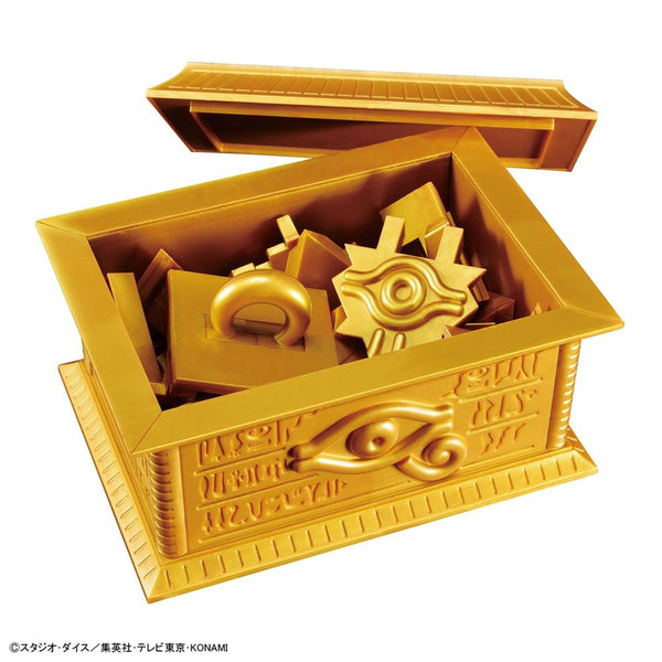 Yu-Gi-Oh! Duel Monsters UltimaGear Millennium Puzzle Gold Sarcophagus Storage Box Model Kit